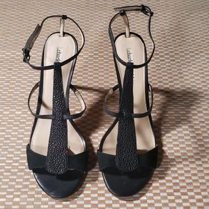 Charles David suede and leather Stilletto sandals